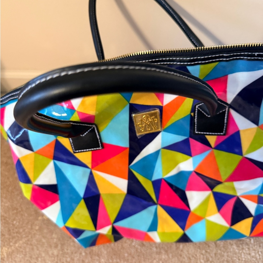 Colorful Geometric Tote Bag - Picture 4 of 10